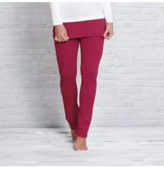 Spirit of OM - Yogahose mit Rockbund - rosenrot