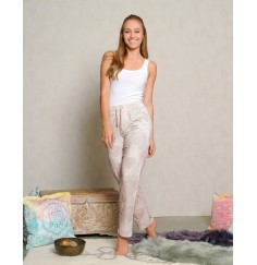 Spirit of OM - Pyjama-Hose - sahara