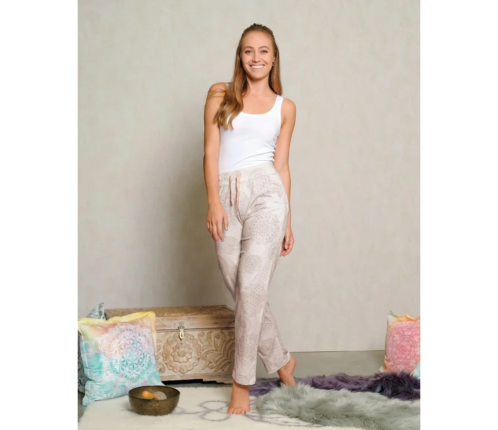 Spirit of OM - Pyjama-Hose - sahara