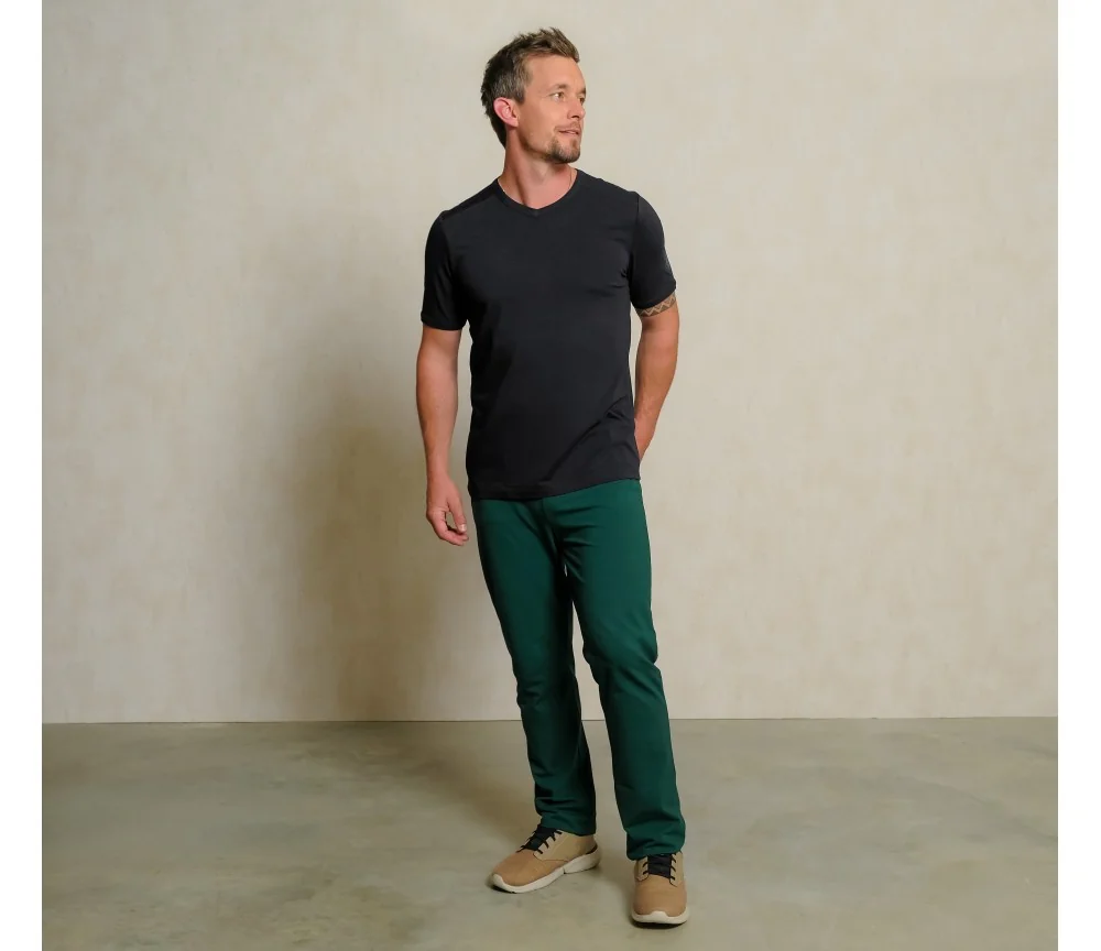 Spirit of OM - T-Shirt Bambus men - schwarz