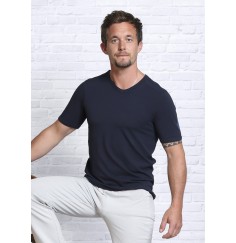 Spirit of OM -  T-Shirt Bambus - dunkelblau