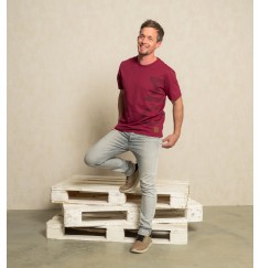 Spirit of OM - T-Shirt men OM - bordeaux