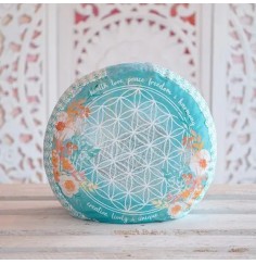 Spirit of OM - Meditationskissen - jade/orange