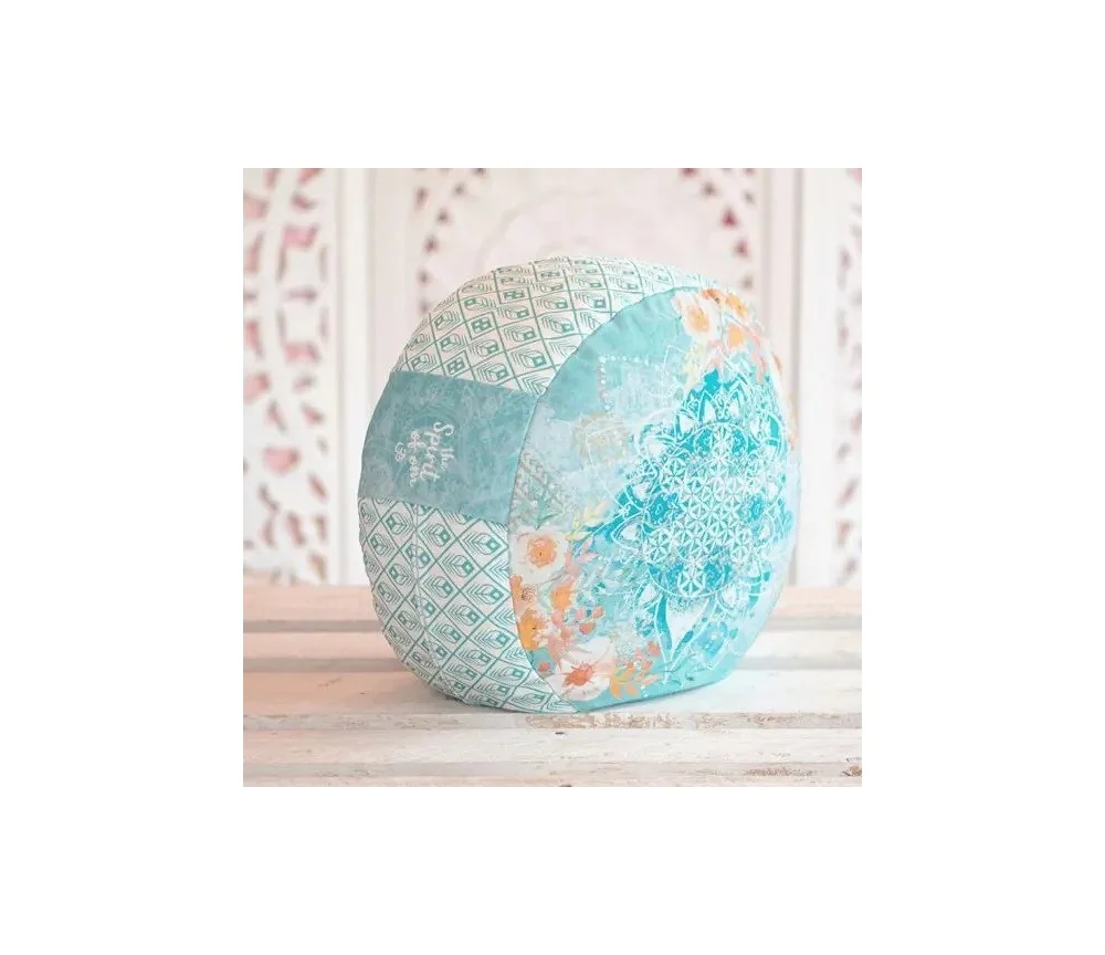 Spirit of OM - Meditationskissen - jade/orange