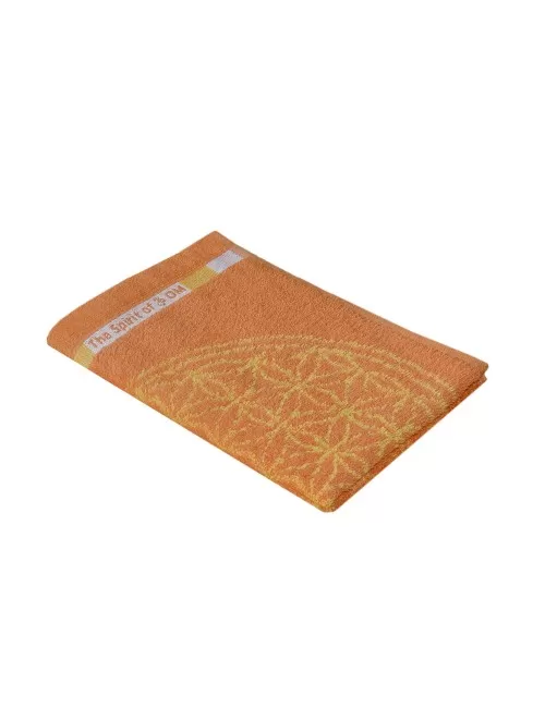 Spirit of OM - Frotteetücher Happy Flower of Life - sonnengruß/koralle