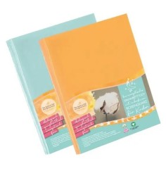 Spirit of OM - Spannbetttücher - für Kinder 120-140cm x 60-70cm - mango