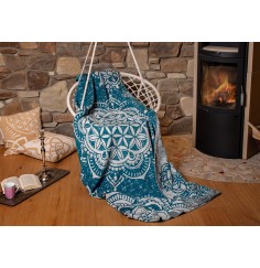 Spirit of OM - Kuscheldecke - smaragd