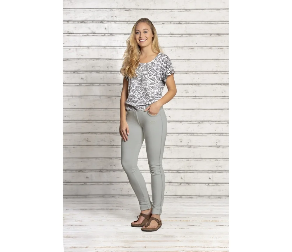 Spirit of OM - Jegging - kieselgrau