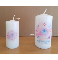 Engelalm - Energiekerze - Kristalltor - 2 versch. Größen