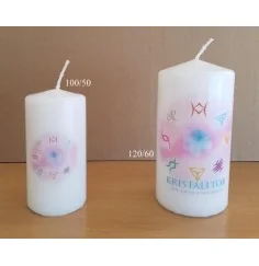 Engelalm - Energiekerze - Kristalltor - 2 versch. Größen