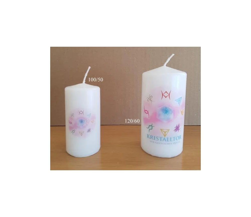 Engelalm - Energiekerze - Kristalltor - 2 versch. Größen