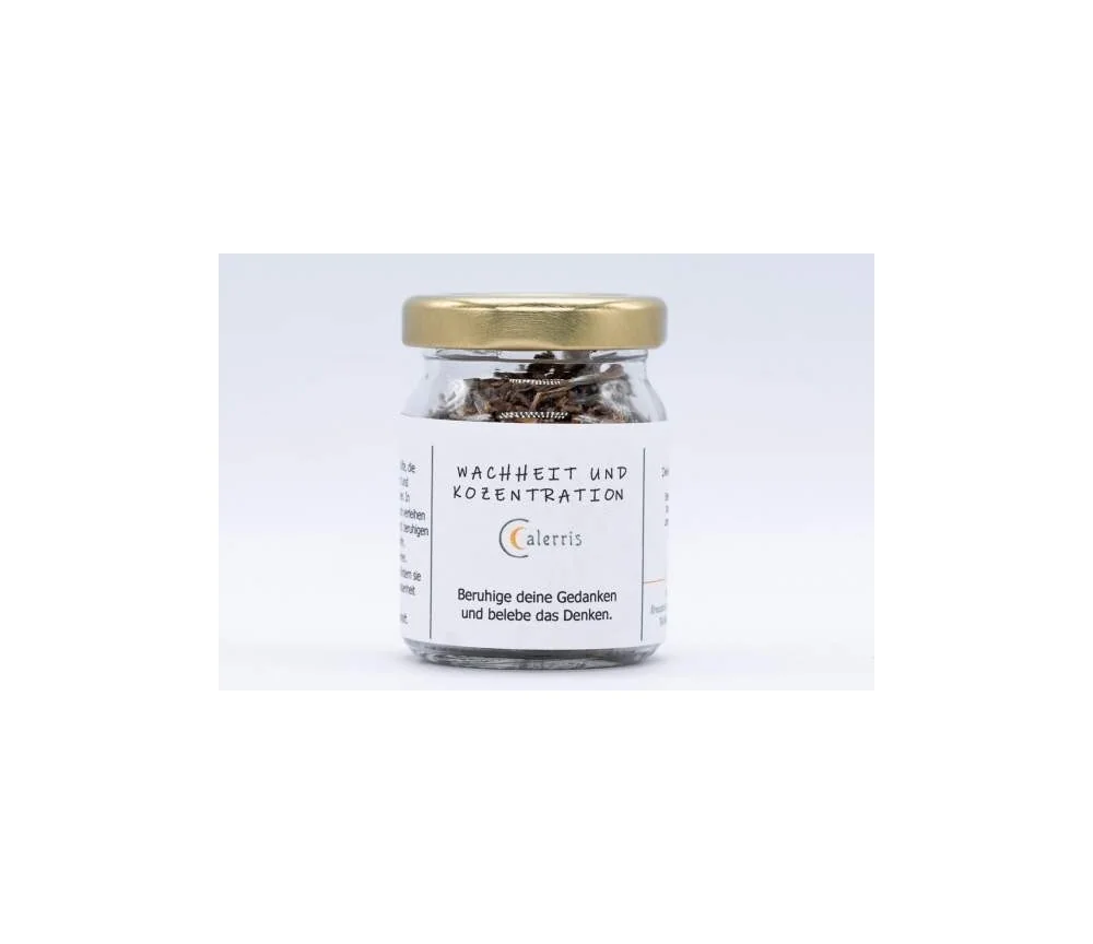 Calerris - Räuchermischung - Wachheit und Konzentration - 50 ml
