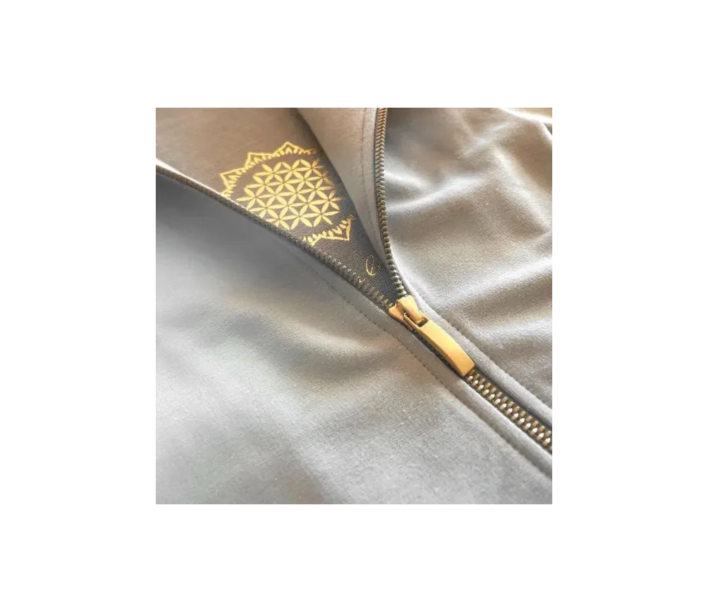 Spirit of OM - Damenjacke - kieselgrau