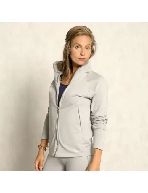 Spirit of OM - Damenjacke - kieselgrau