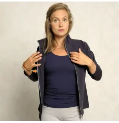 Spirit of OM - Damenjacke - dunkelblau