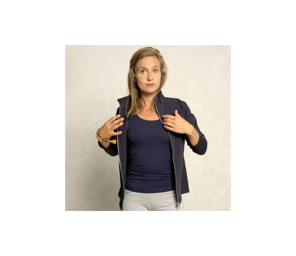 Spirit of OM - Damenjacke - dunkelblau