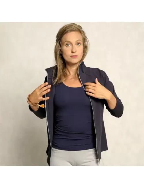 Spirit of OM - Damenjacke - dunkelblau