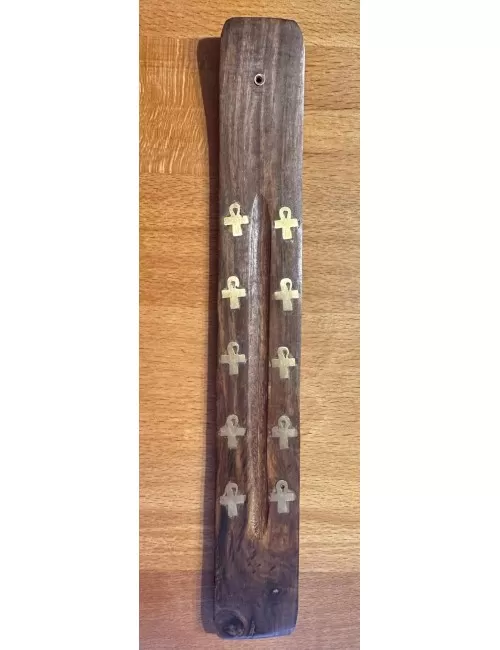 Räucherstäbchenhalter - Yggdrasil - Holz ca. 26x3,5cm