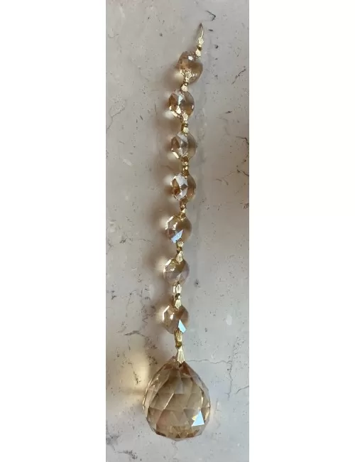 Hängende Dekoration - Fengshui - Fensterdekoration - Kristall - Champagner