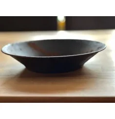 Räucherschale - groß Rund - Metall - Rost Effekt ca.27,5x 5,5 cm