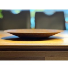 Räucherschale / Räucherteller - groß Rund - Metall - Rost Effekt ca.36 x 4 cm