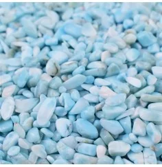 Trommelsteine - Larimar, 0,5 - 1,0cm - C1 - 1Kg Beutel