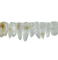 Heilstein & Edelstein-Strang - Rohkristalle, Beryll, 19 – 32mm (38cm), Unikat Nr. 02