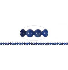 Heilstein & Edelstein-Strang - Kugeln, Blauquarz, 06mm