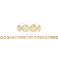 Heilstein & Edelstein-Strang - Kugeln, Calcit (orange), 08mm