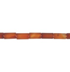 Heilstein & Edelstein-Strang - Zylinder, Carneol (gebr.), 16 x 08mm