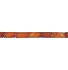 Heilstein & Edelstein-Strang - Zylinder, Carneol (gebr.), 16 x 08mm