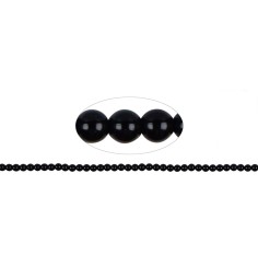 Heilstein & Edelstein-Strang - Kugeln, Onyx (gef.), 04mm