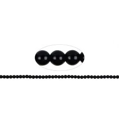 Heilstein & Edelstein-Strang - Kugeln, Onyx (gef.), 04mm