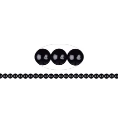 Heilstein & Edelstein-Strang - Kugeln, Onyx (gef.), 08mm