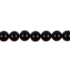 Heilstein & Edelstein-Strang - Kugeln, Onyx (gef.), 10mm