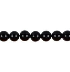 Heilstein & Edelstein-Strang - Kugeln, Onyx (gef.), 10mm