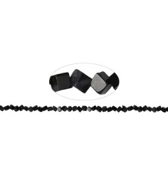 Heilstein & Edelstein-Strang - Würfel, Onyx (gef.), 03mm