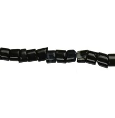 Heilstein & Edelstein-Strang - Mini-Zylinder, Onyx (gef.), 04 x 02,5mm