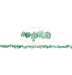 Heilstein & Edelstein-Strang - Splitter, Chrysopras, 03-05 x 05-12mm (37cm)