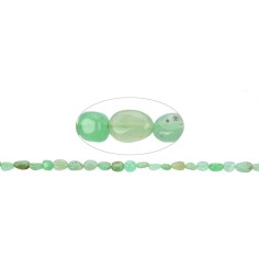 Heilstein & Edelstein-Strang - Trommelsteine/Splitter, Chrysopras, 05-12 x 03-05mm (39cm)