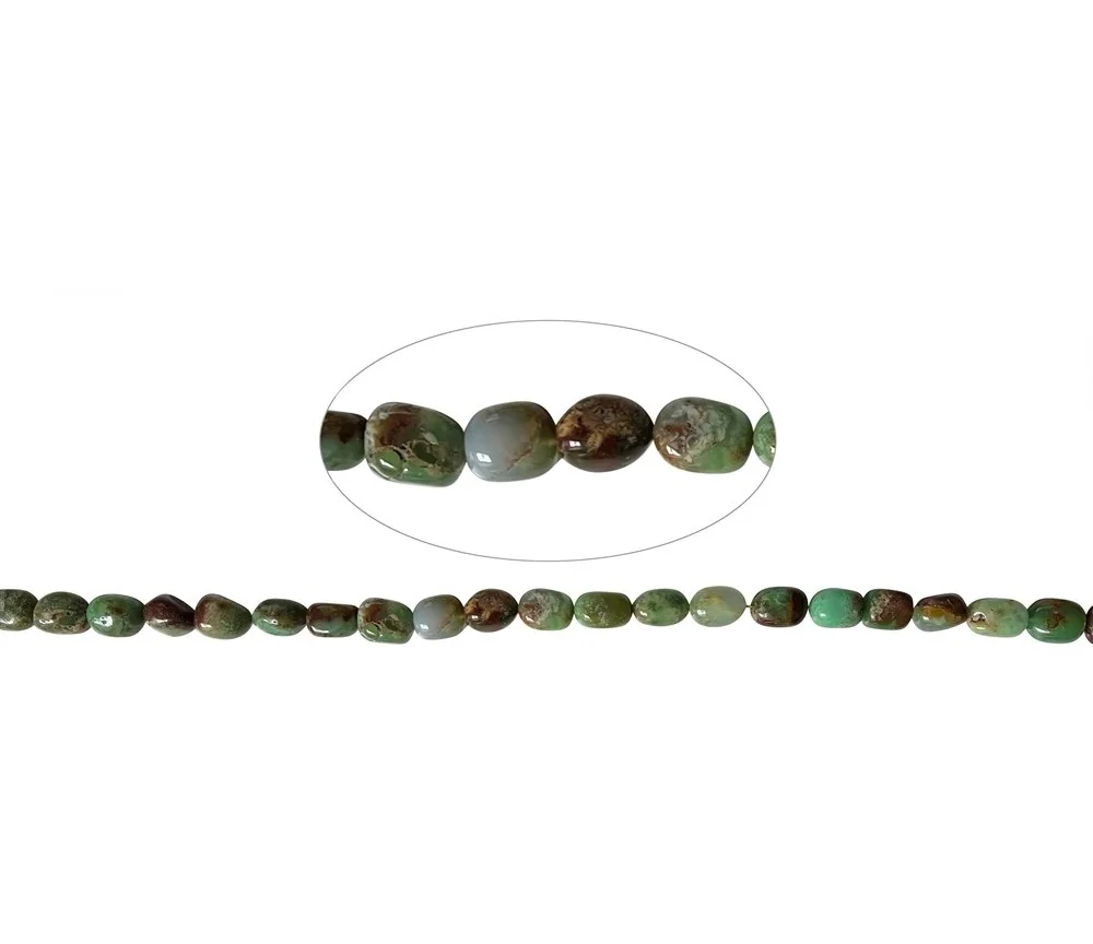 Heilstein & Edelstein-Strang - Nuggets, Chrysopras, 19-20 x 14-15mm