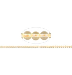 Heilstein & Edelstein-Strang - Kugeln, Citrin AA (gebr.), 04mm