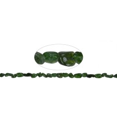 Heilstein & Edelstein-Strang - Splitter rundlich, Chromdiopsid, 05-10 x 05-08mm