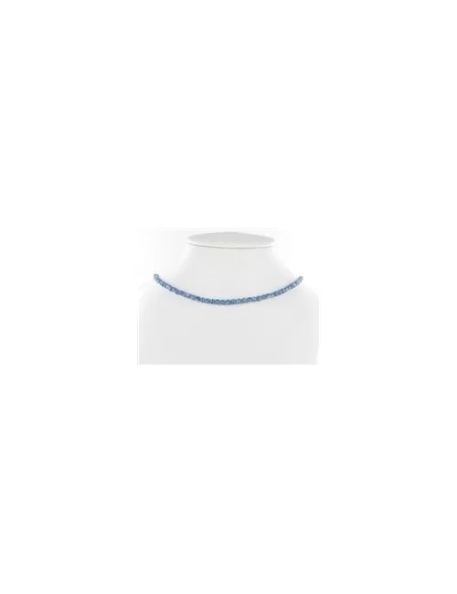 Heilstein & Edelstein-Strang - Kugeln, Disthen (blau) AA, 04mm