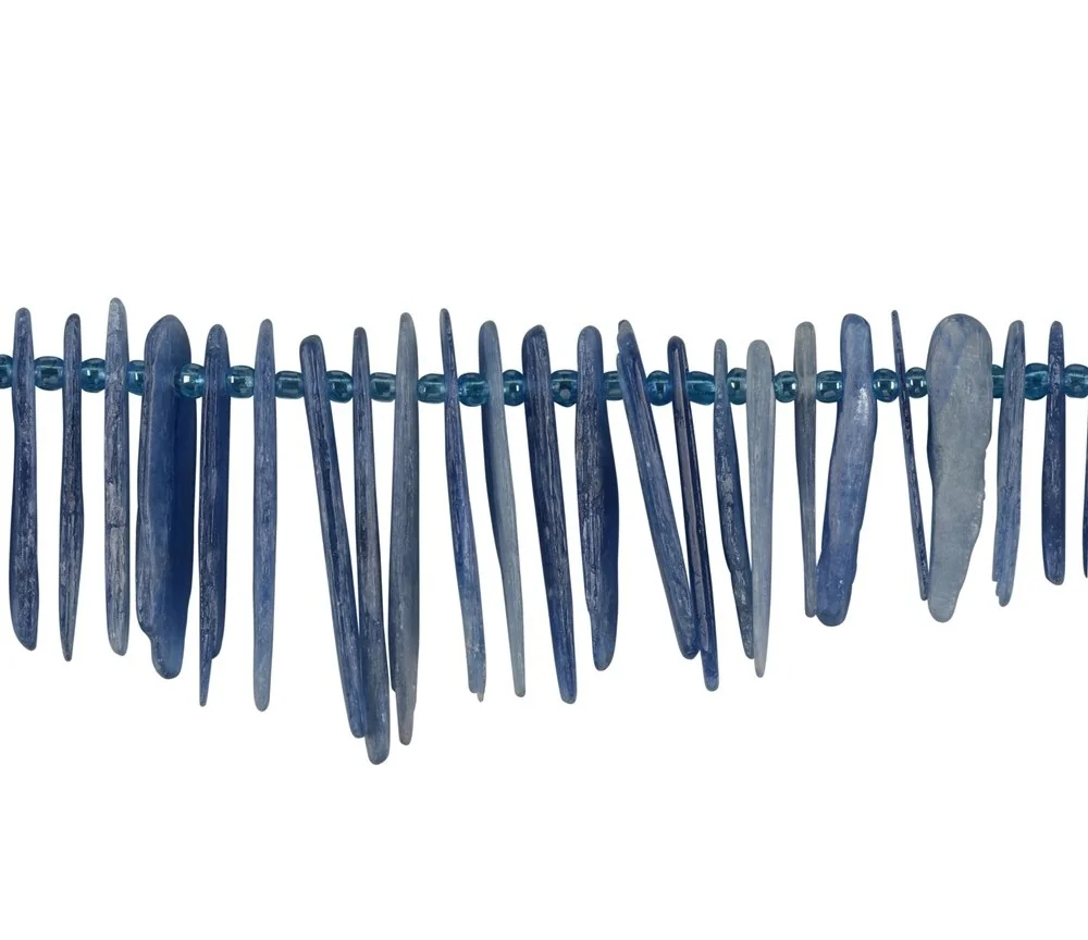 Heilstein & Edelstein-Strang - Kristalle, Disthen (blau), matt, 15 - 40mm