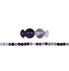 Heilstein & Edelstein-Strang - Kugeln, Fluorit B, 08mm