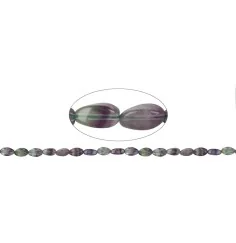 Heilstein & Edelstein-Strang - Quader gedreht, Fluorit, 12 x 06mm