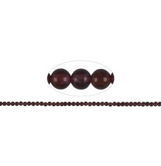 Heilstein & Edelstein-Strang - Kugeln, Granat, 04mm