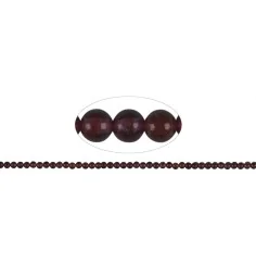Heilstein & Edelstein-Strang - Kugeln, Granat, 04mm