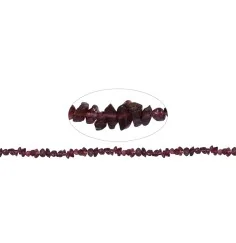 Heilstein & Edelstein-Strang - Nuggets, Granat, 03-04 x 05-08mm (39cm)